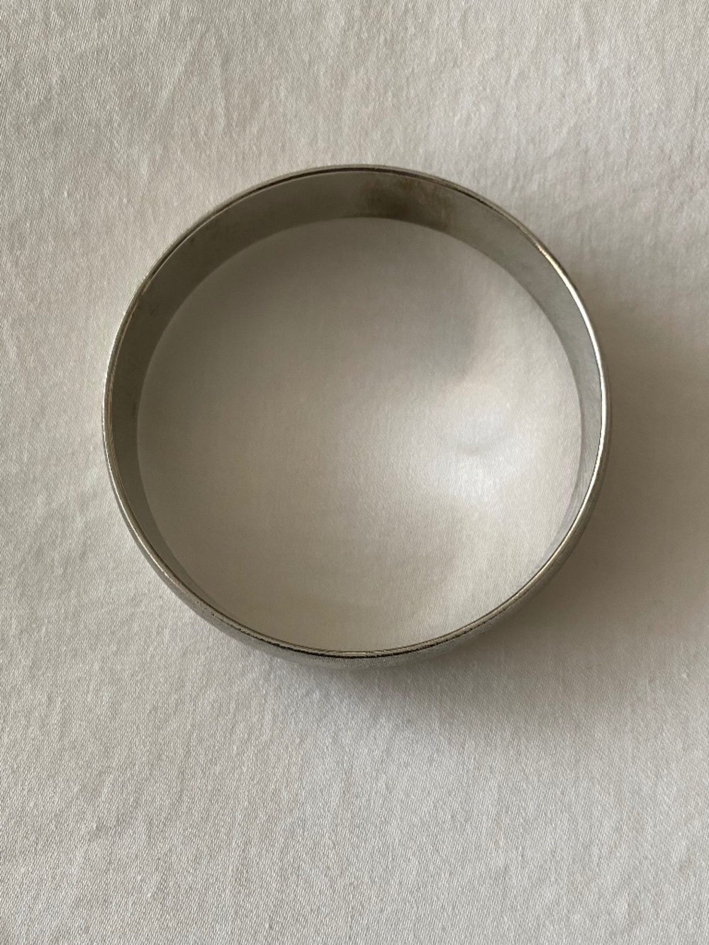 Vintage silver tone Monet (stamped) bangle bracelet
